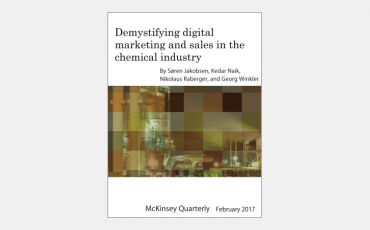 【海外書籍】化学産業のマーケティング・営業活動をデジタル化するには（McKinsey Quarterly）